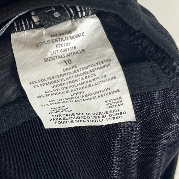 NEW Dreamsuit by Miracle Brands Black Slimming Control Underwire Swim Dress 10 - Picture 7 of 10